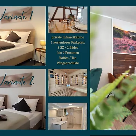 Apartz - Altstadt - Bis 9 Personen, 3 Sz, Infrarotsauna, Parkplatz, W-lan, Dachterrasse